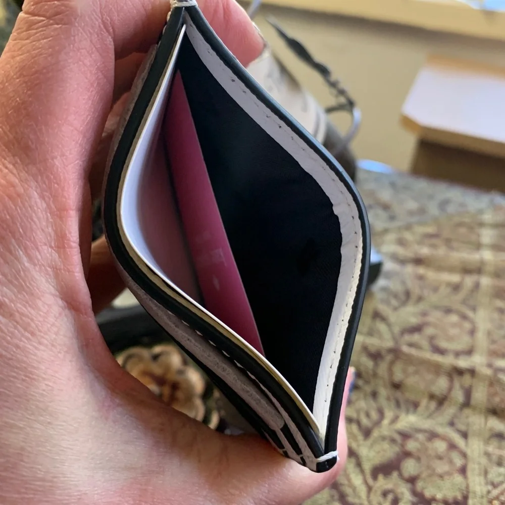 SOLD⛔️Authentic KATE SPADE Leather colorblock card case - Picture 5 of 8